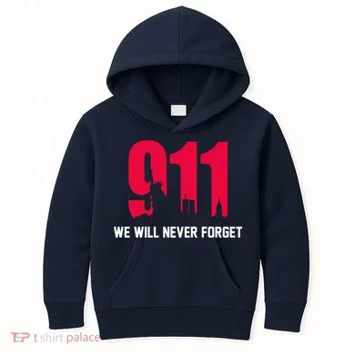 9-11 We Will Never Forget Kids Hoodie