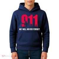 9-11 We Will Never Forget Kids Hoodie thumb 4