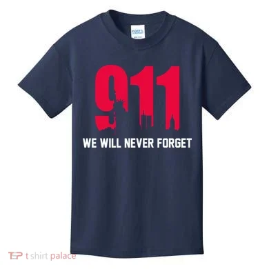 9-11 We Will Never Forget Kids T-Shirt