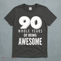 90 Whole Years of Being Awesome Birthday T-Shirt thumb 5