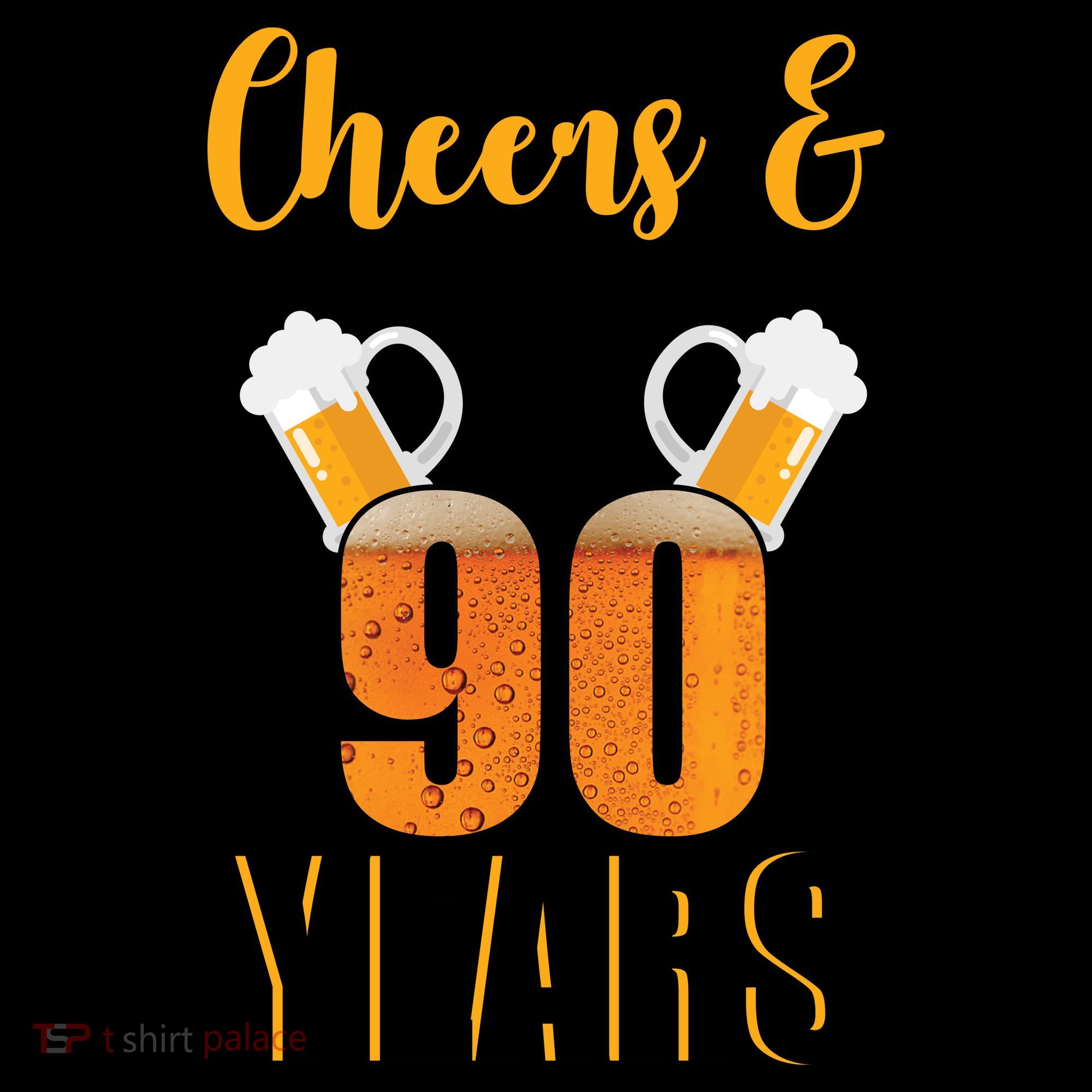 90th Birthday Cheers & Beers To 90 Years Coffee Mug
