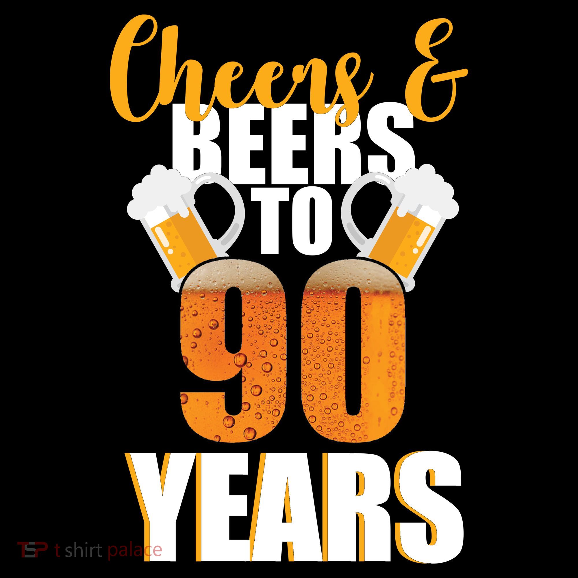90th Birthday Cheers & Beers To 90 Years Women's Hoodie
