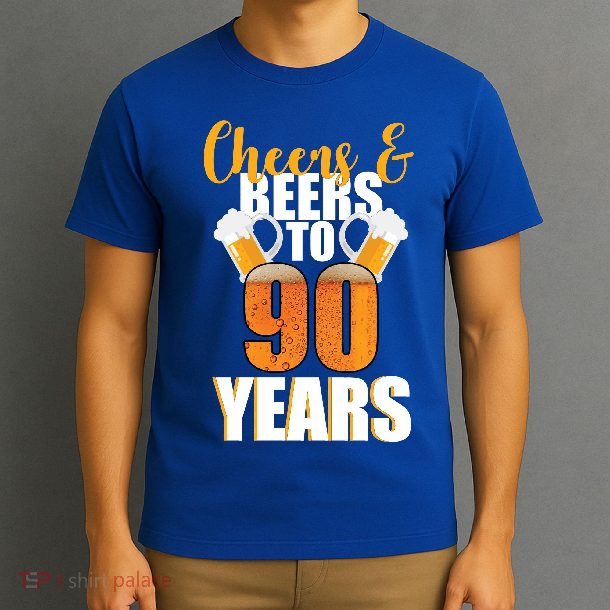 90th Birthday Cheers & Beers To 90 Years T-Shirt
