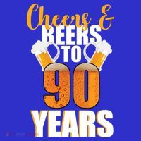 90th Birthday Cheers & Beers To 90 Years Women's Tank Top thumb 5