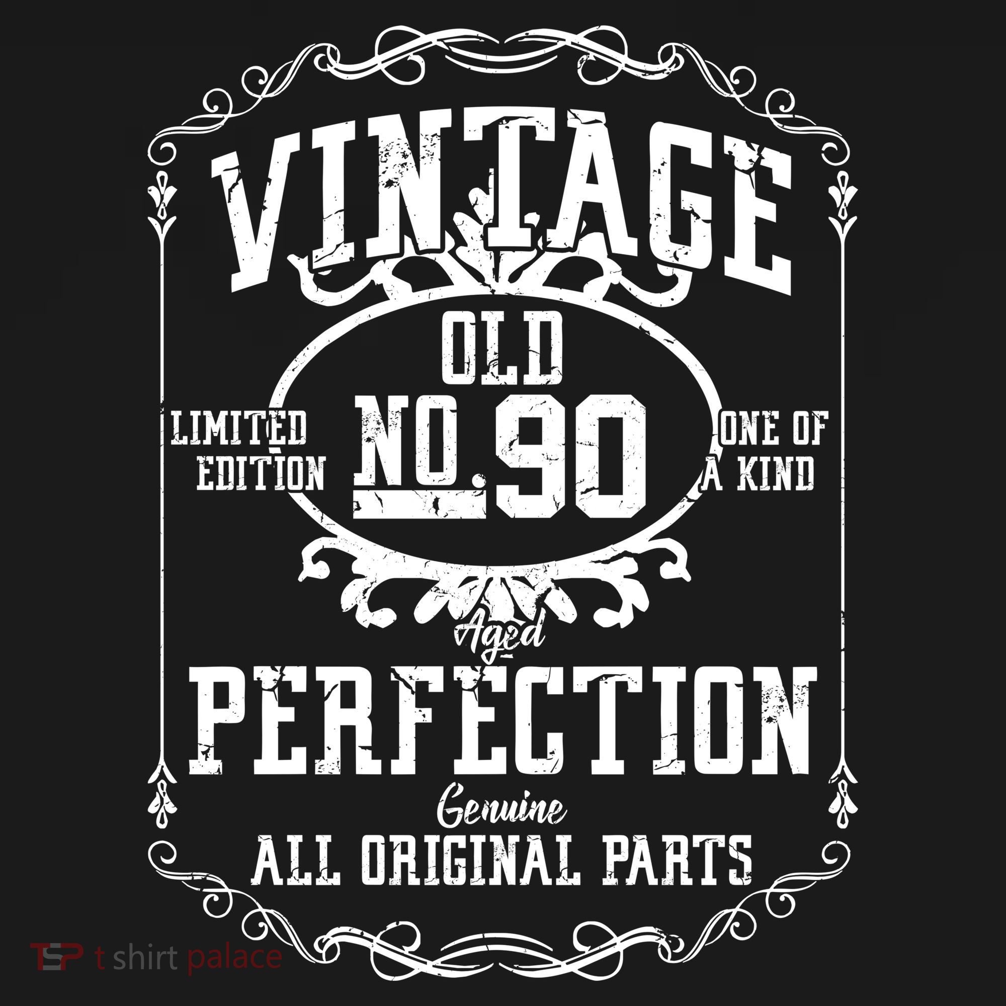 90th Birthday Genuine All Original Parts Ornament