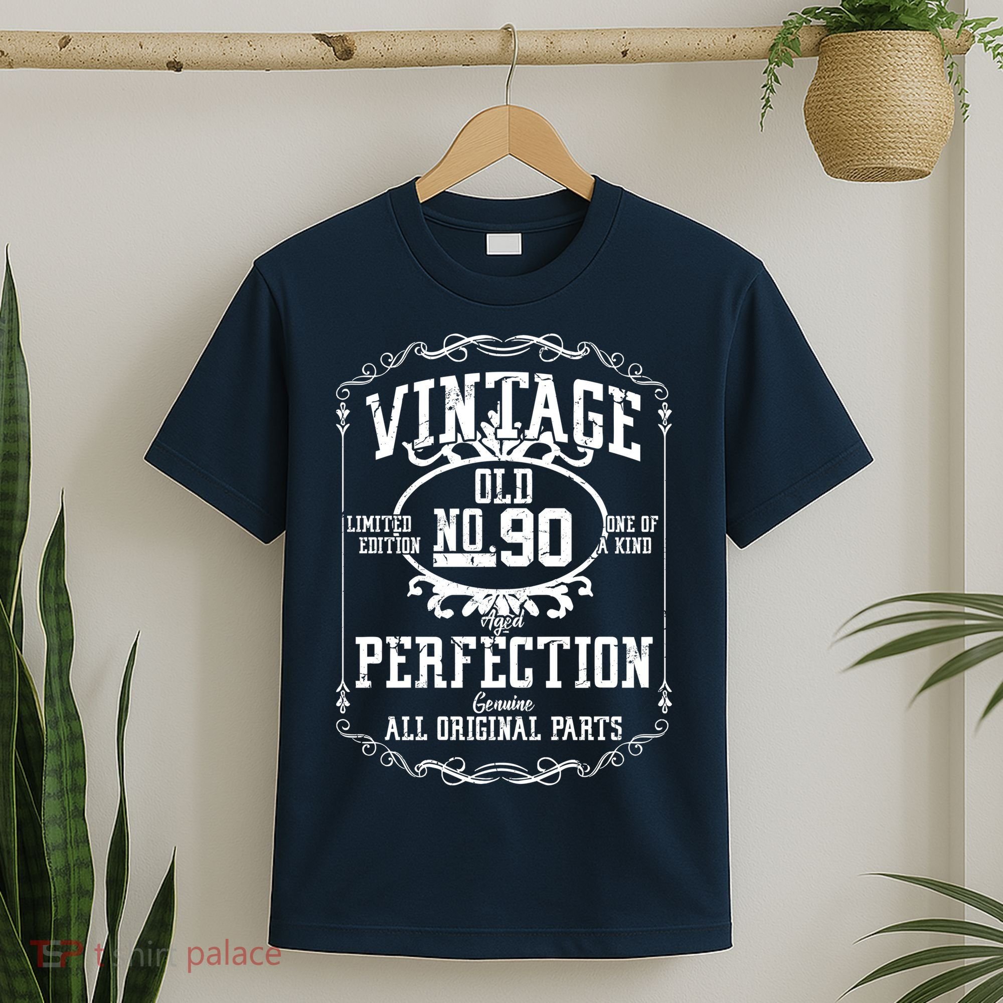 90th Birthday Genuine All Original Parts T-Shirt