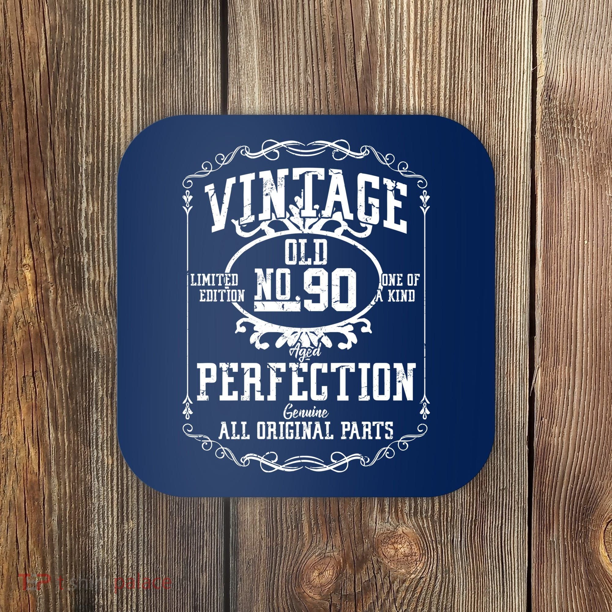 90th Birthday Genuine All Original Parts Coaster