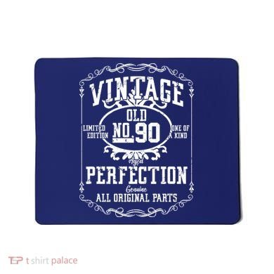 90th Birthday Genuine All Original Parts Mousepad