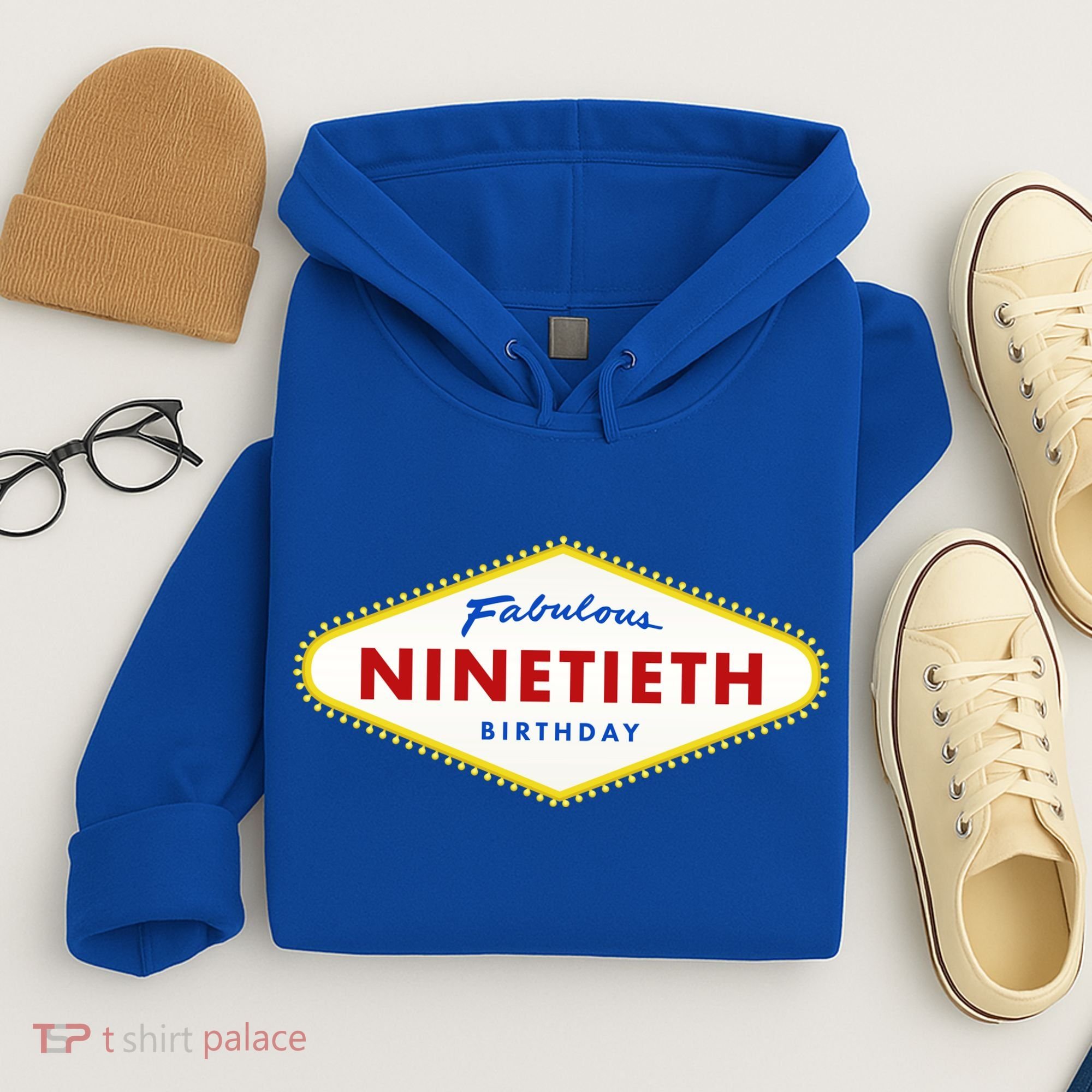 90th Birthday Las Vegas Fabulous Ninetieth  Hoodie