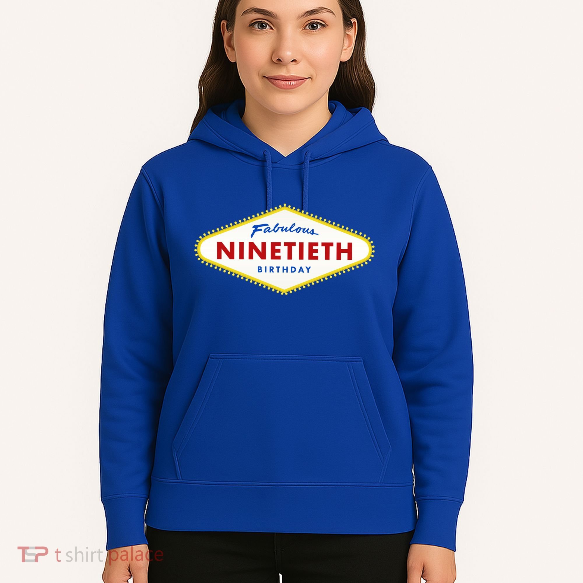 90th Birthday Las Vegas Fabulous Ninetieth  Hoodie