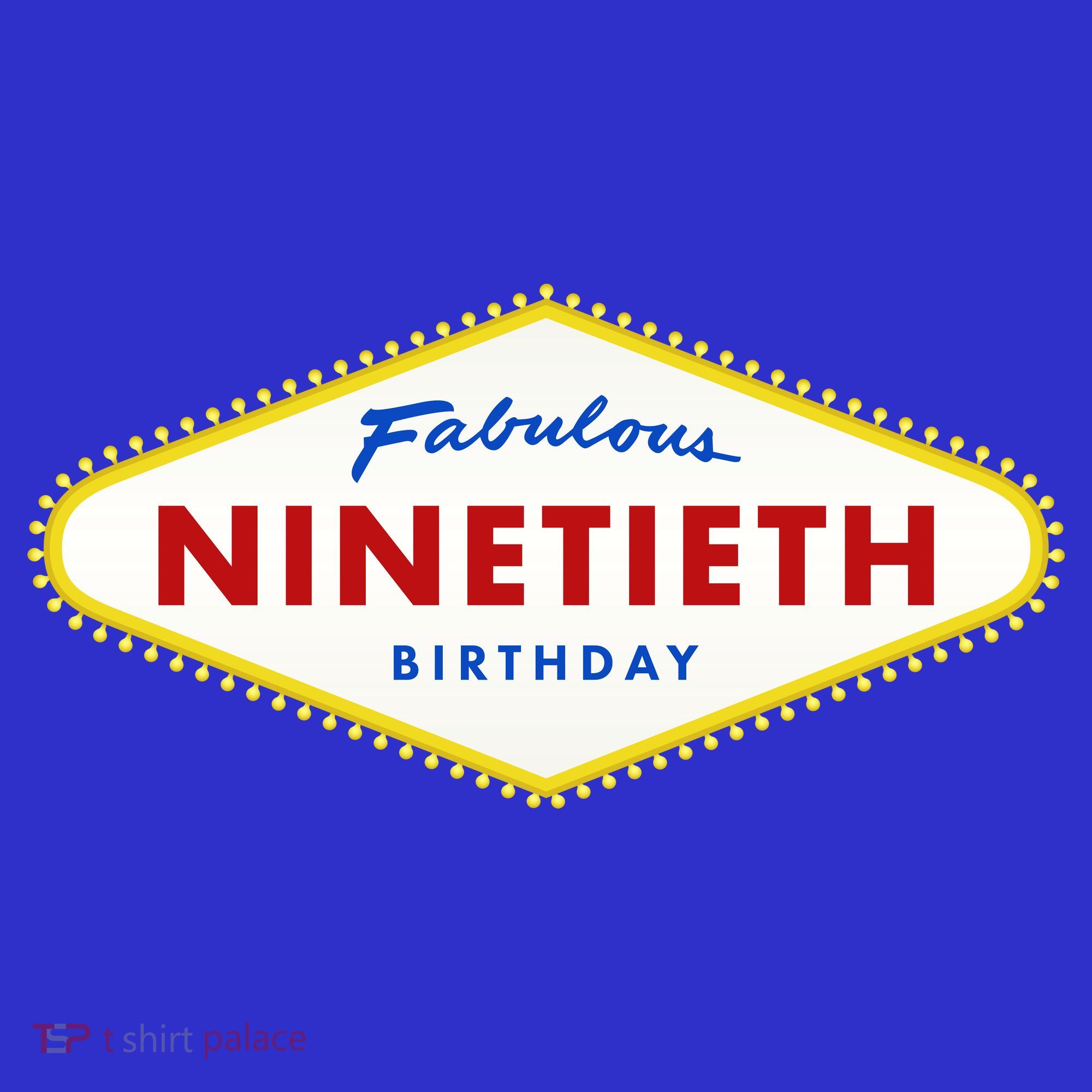 90th Birthday Las Vegas Fabulous Ninetieth  Hoodie