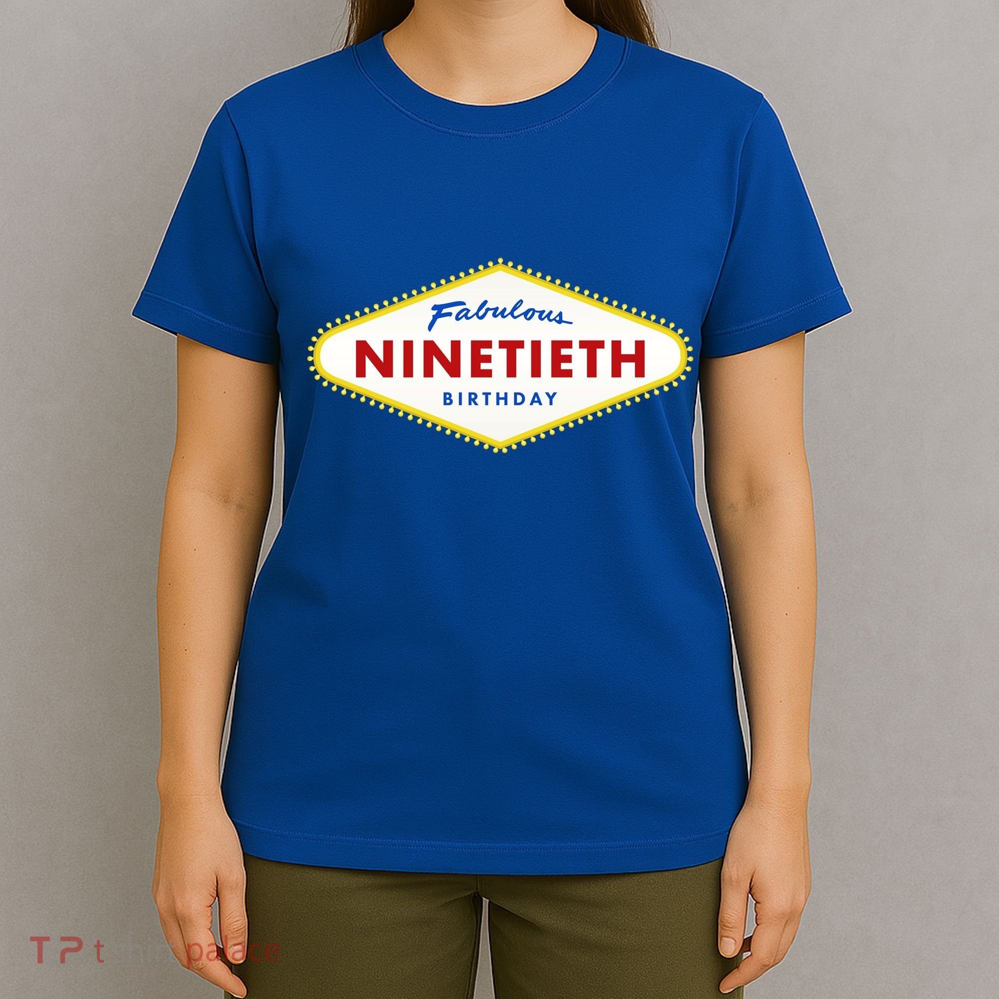 90th Birthday Las Vegas Fabulous Ninetieth  T-Shirt