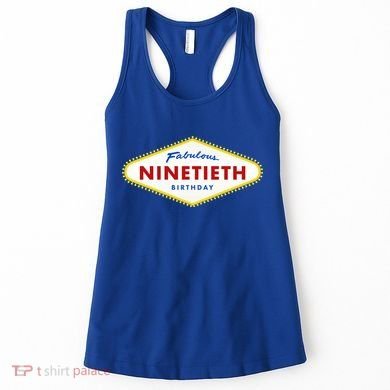 90th Birthday Las Vegas Fabulous Ninetieth  Women's Tank Top