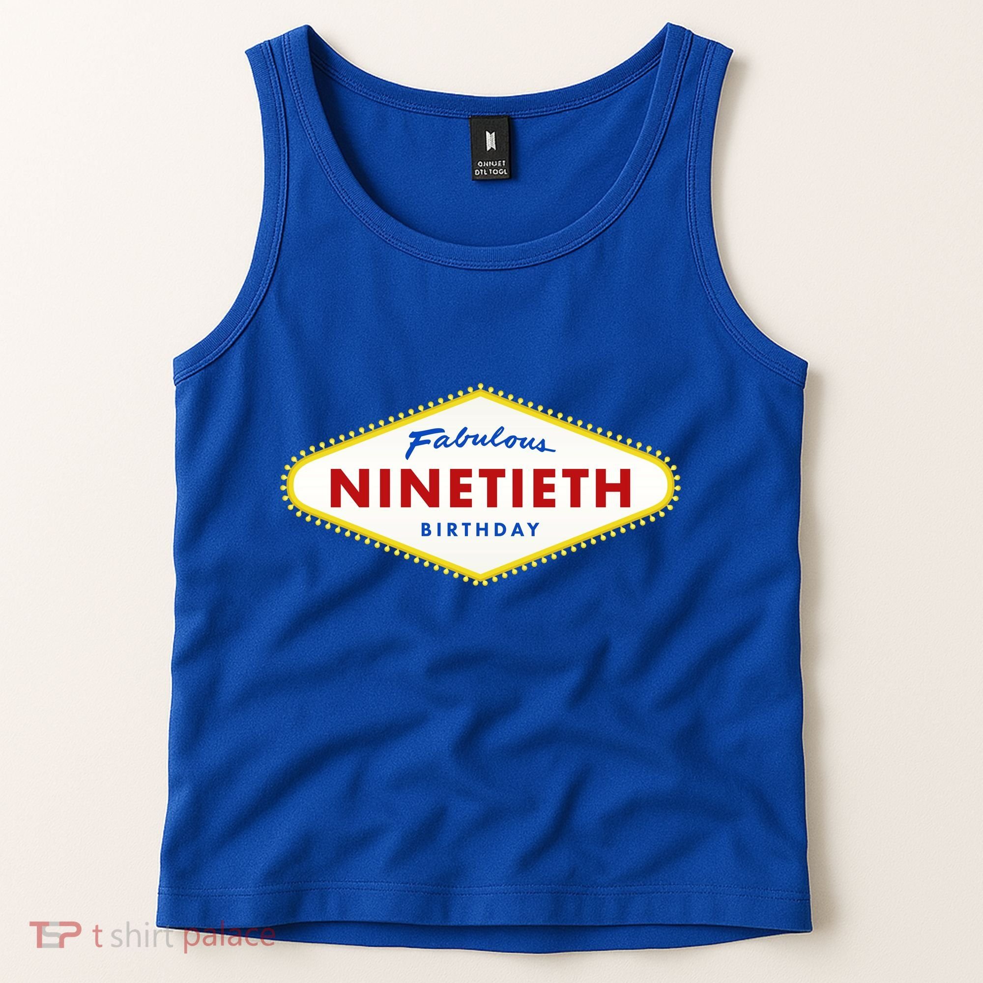 90th Birthday Las Vegas Fabulous Ninetieth  Tank Top