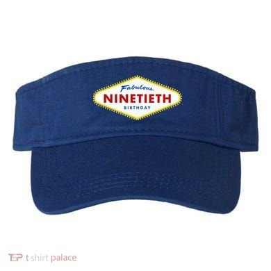 90th Birthday Las Vegas Fabulous Ninetieth  Visor