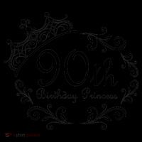 90th Birthday Princess Coffee Mug thumb 5