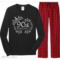 90th Birthday Princess Long Sleeve Pajama Set thumb 0
