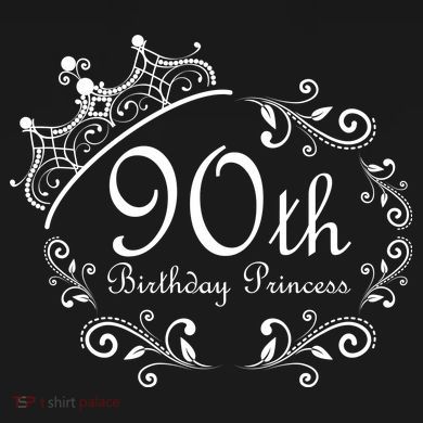 90th Birthday Princess Long Sleeve Pajama Set