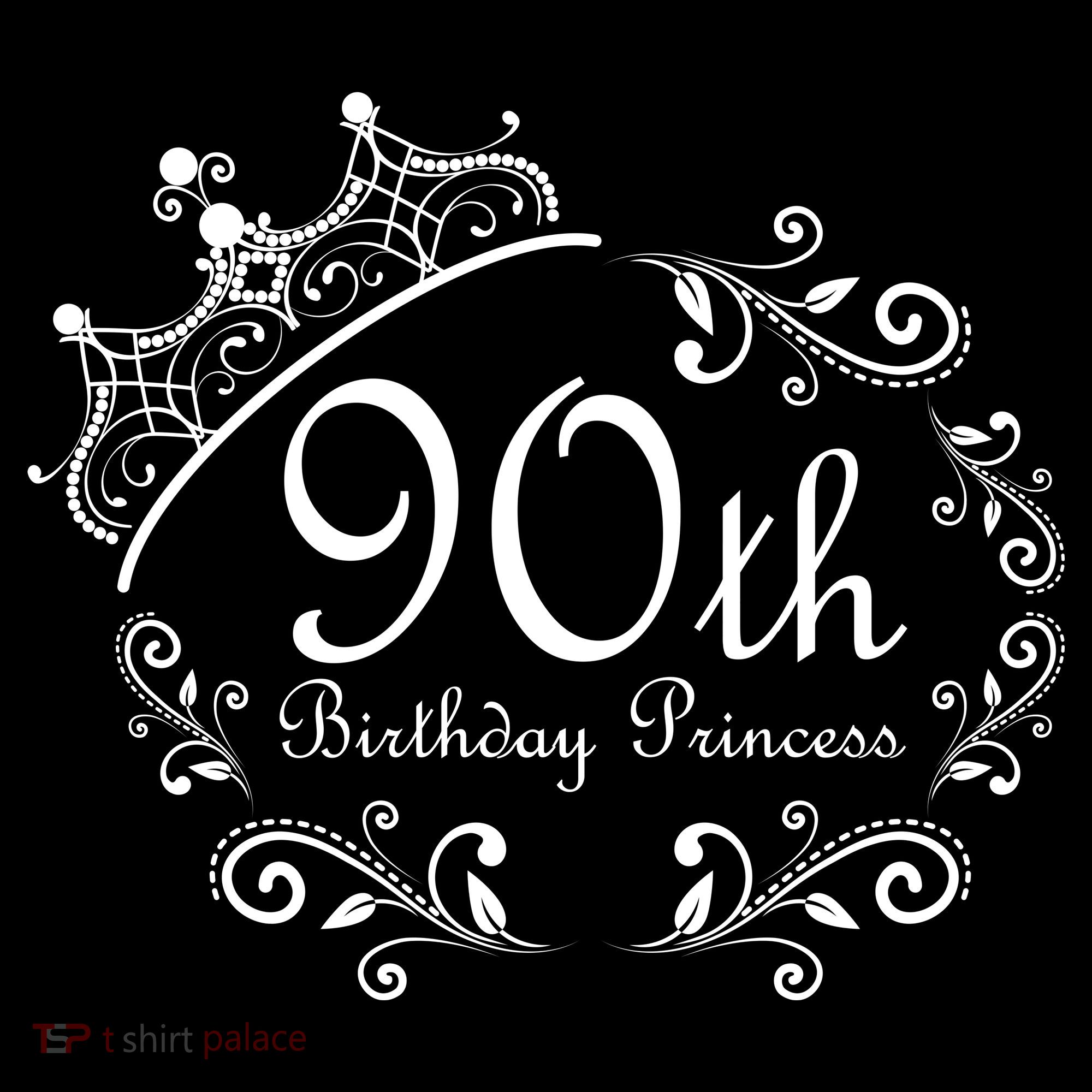 90th Birthday Princess Women's Hoodie