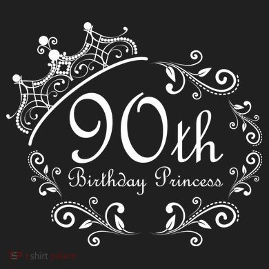 90th Birthday Princess 24oz Duet Stainless Steel Tumbler