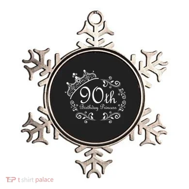 90th Birthday Princess Ornament