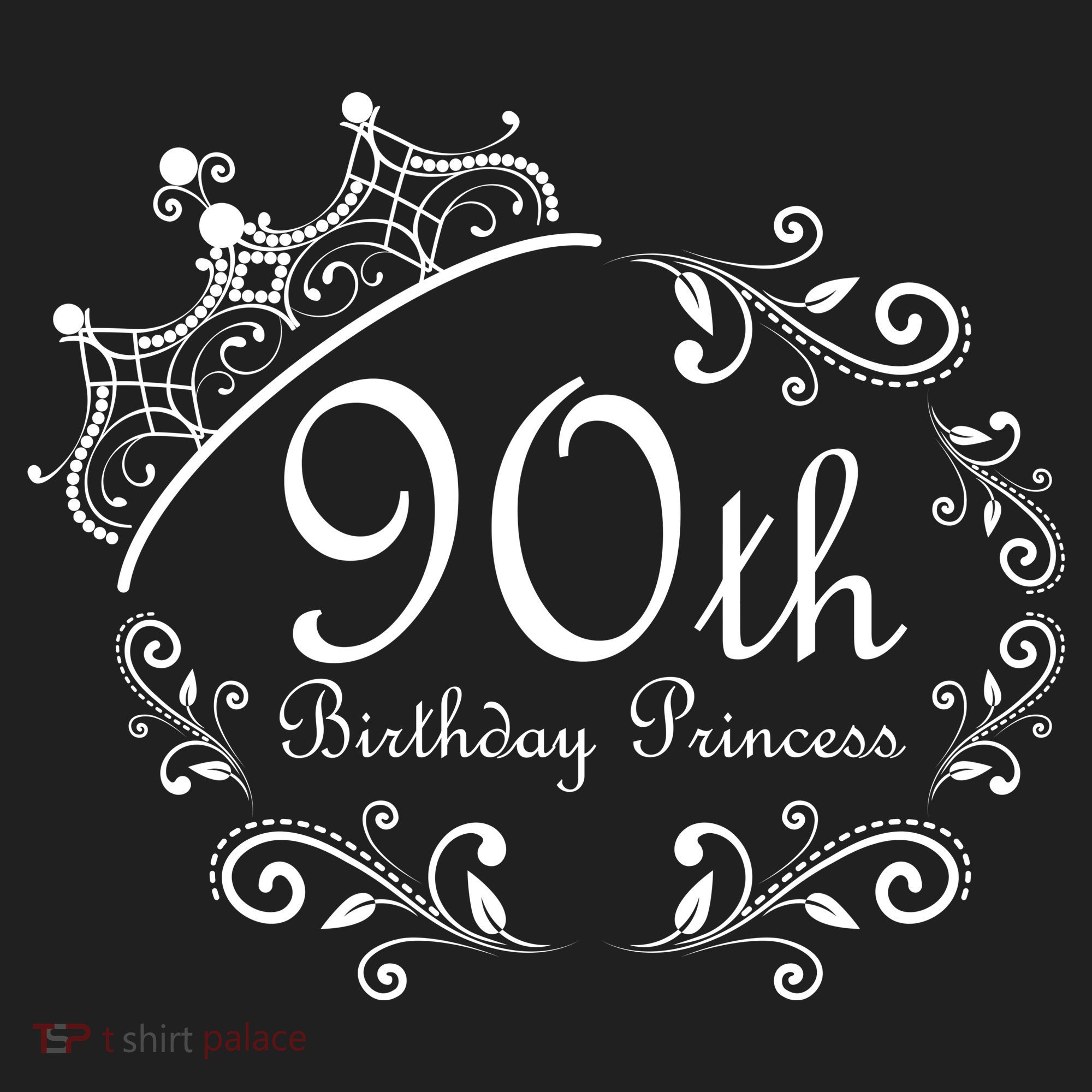 90th Birthday Princess Hat
