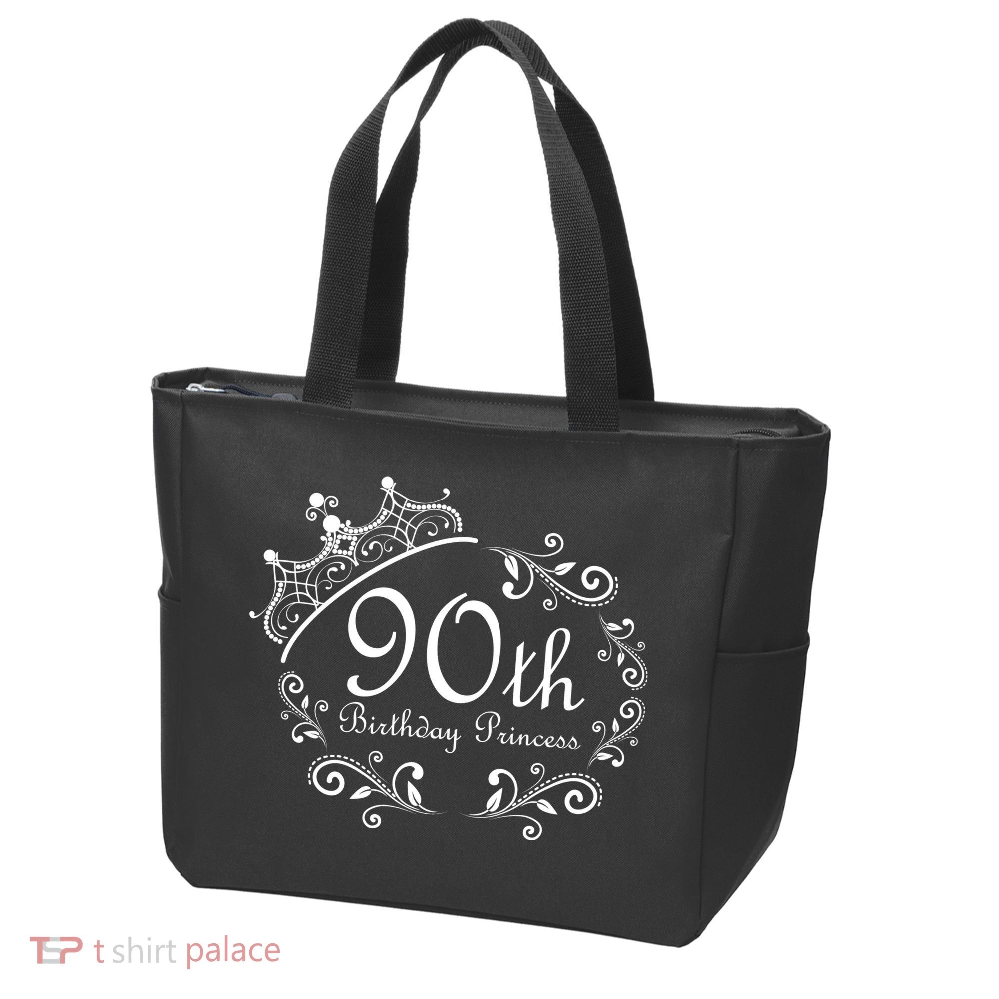 90th Birthday Princess Tote Bag