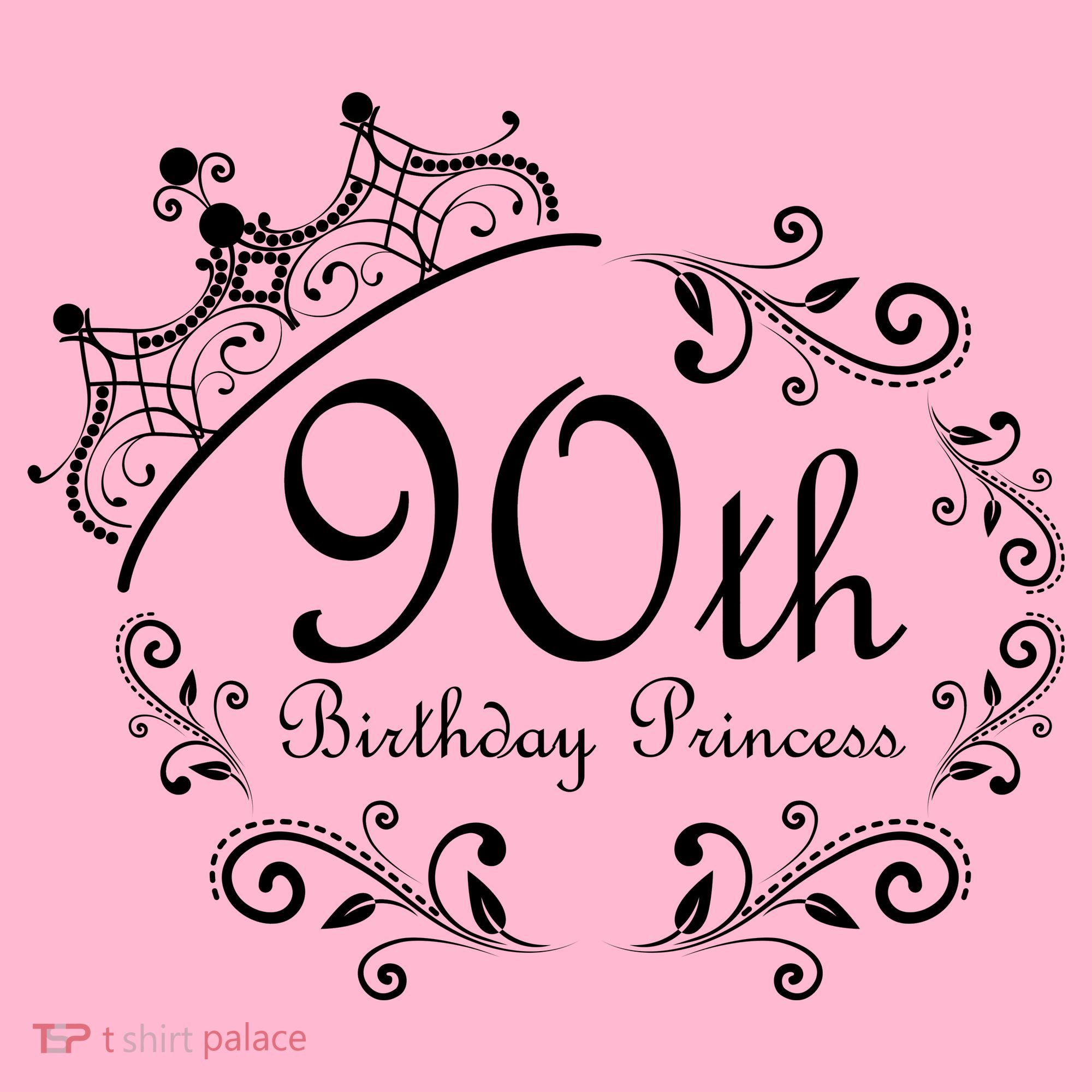 90th Birthday Princess Doggie Tank