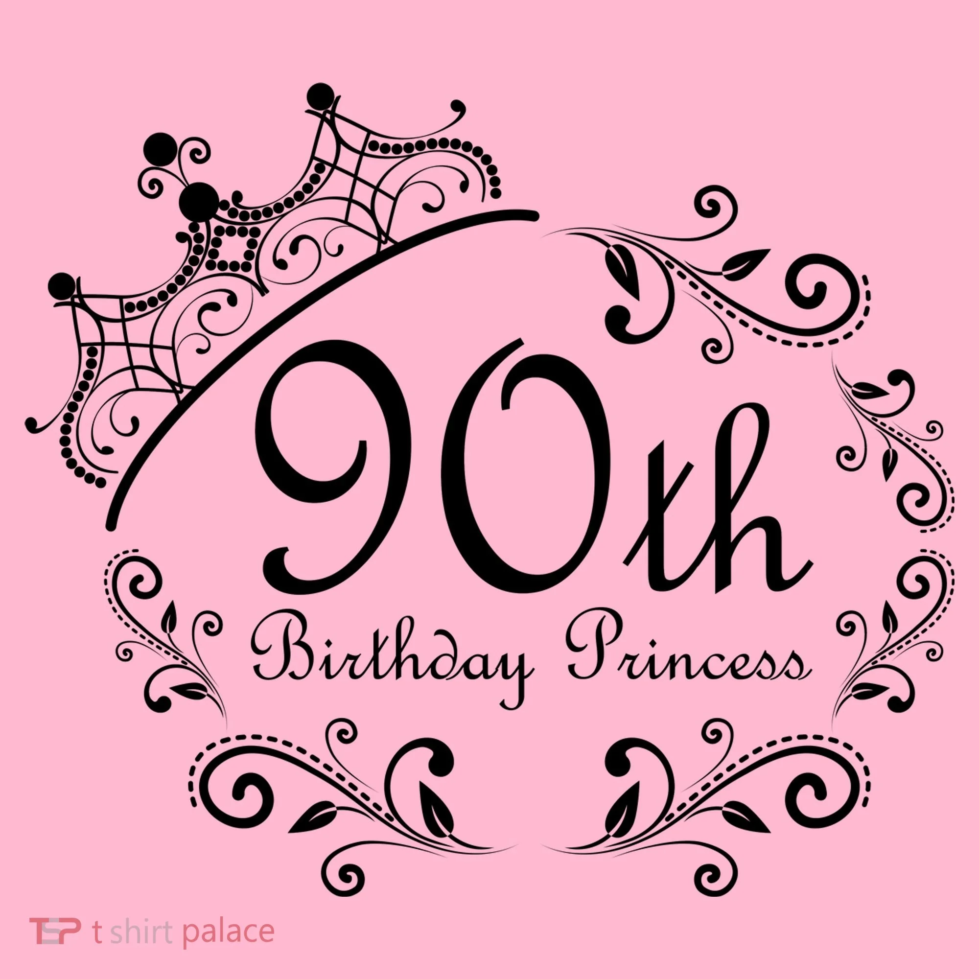 90th Birthday Princess Doggie Tank