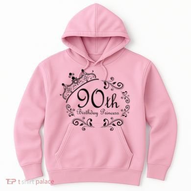 90th Birthday Princess Hoodie