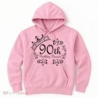 90th Birthday Princess Hoodie thumb 0
