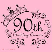90th Birthday Princess Coaster thumb 2