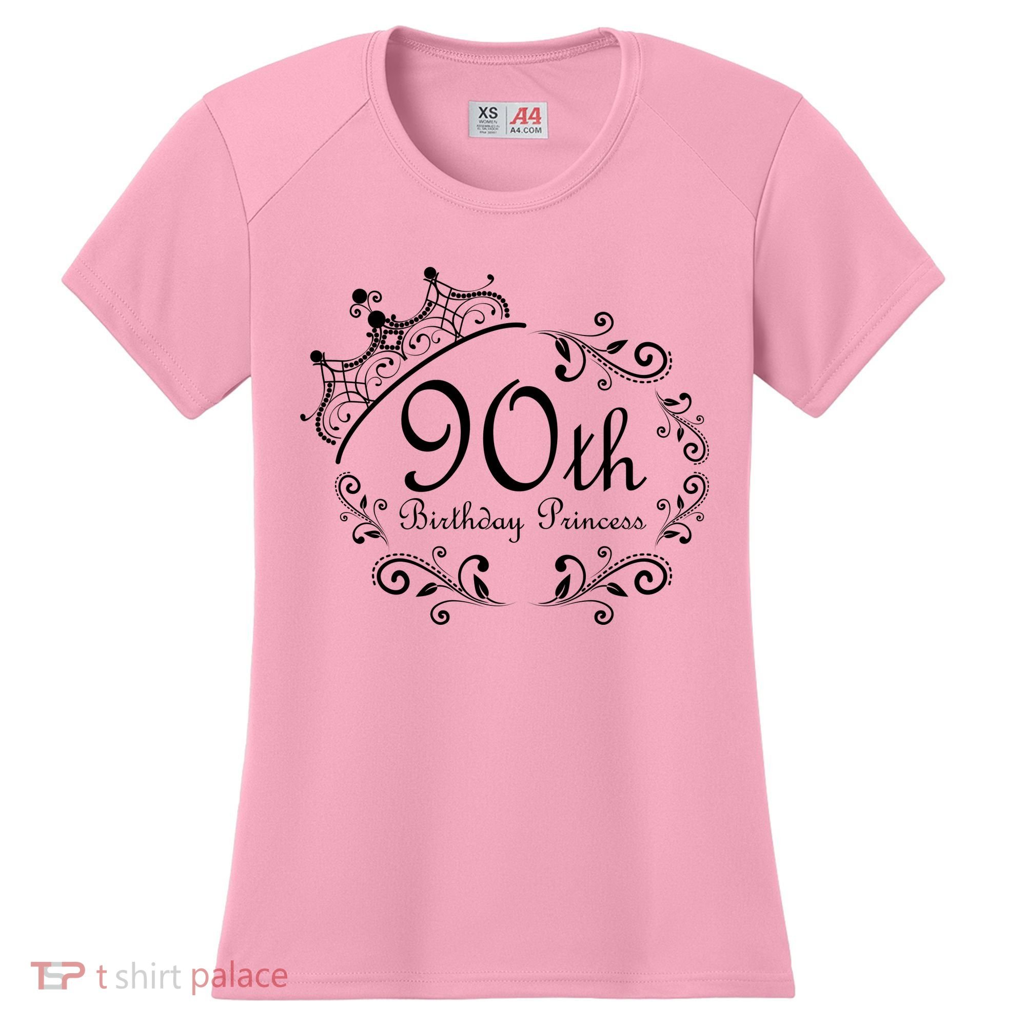90th Birthday Princess Women's Cooling Performance Crew T-Shirt
