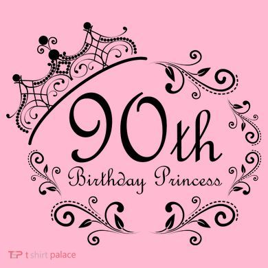 90th Birthday Princess Women's Cooling Performance Crew T-Shirt