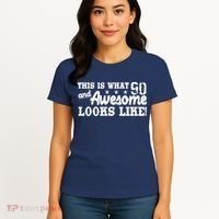 90th Birthday This Is What Awesome Looks Like  Women's T-Shirt thumb 4