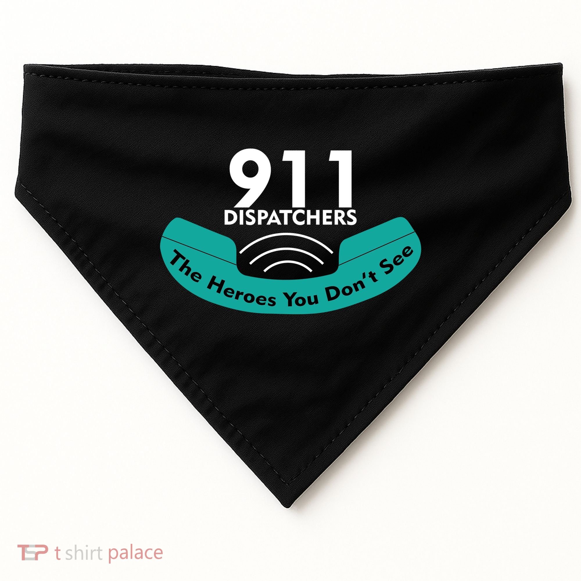 911 Dispatcher The Heroes You Don't See USA-Made Doggie Bandana