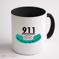 911 Dispatcher The Heroes You Don't See Coffee Mug thumb 1