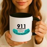 911 Dispatcher The Heroes You Don't See Coffee Mug thumb 3