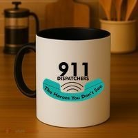 911 Dispatcher The Heroes You Don't See Coffee Mug thumb 4