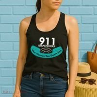 911 Dispatcher The Heroes You Don't See Women's Tank Top thumb 2