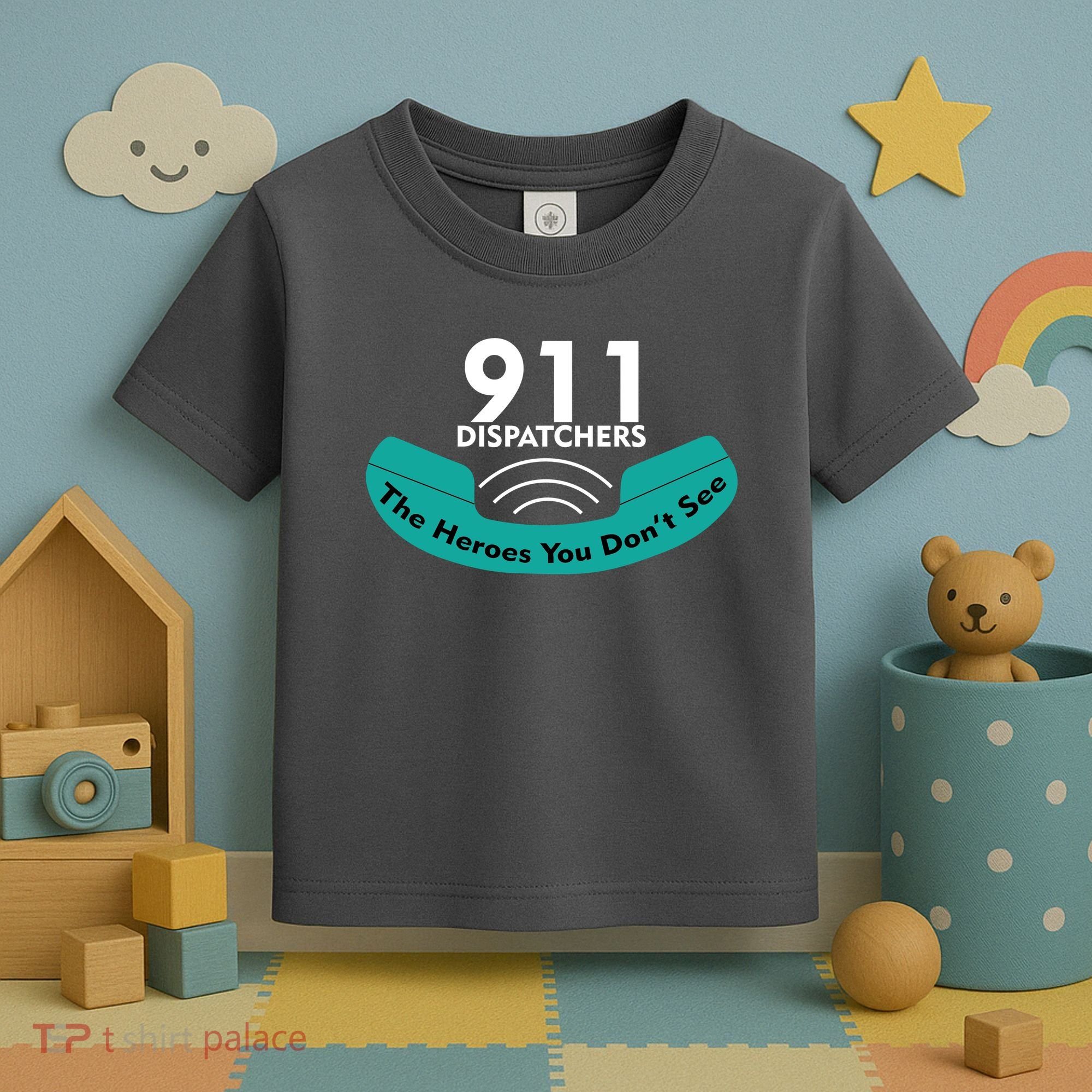 911 Dispatcher The Heroes You Don't See Toddler T-Shirt