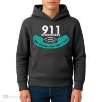 911 Dispatcher The Heroes You Don't See Kids Hoodie thumb 4
