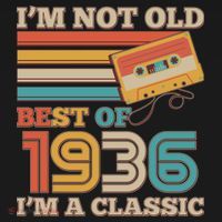 90th 1936 Birthday Retro I'm Not Old I'm A Classic Best Of Cassette Tape  Women's Hoodie thumb 2
