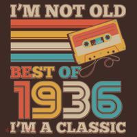 90th 1936 Birthday Retro I'm Not Old I'm A Classic Best Of Cassette Tape  T-Shirt thumb 7