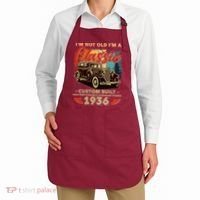 90th 1936 Birthday I'm Not Old I'm A Classic Custom Built High Performance Legendary Power  Apron thumb 2