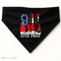 9/ 11 Never Forget Patriot Day USA-Made Doggie Bandana thumb 0
