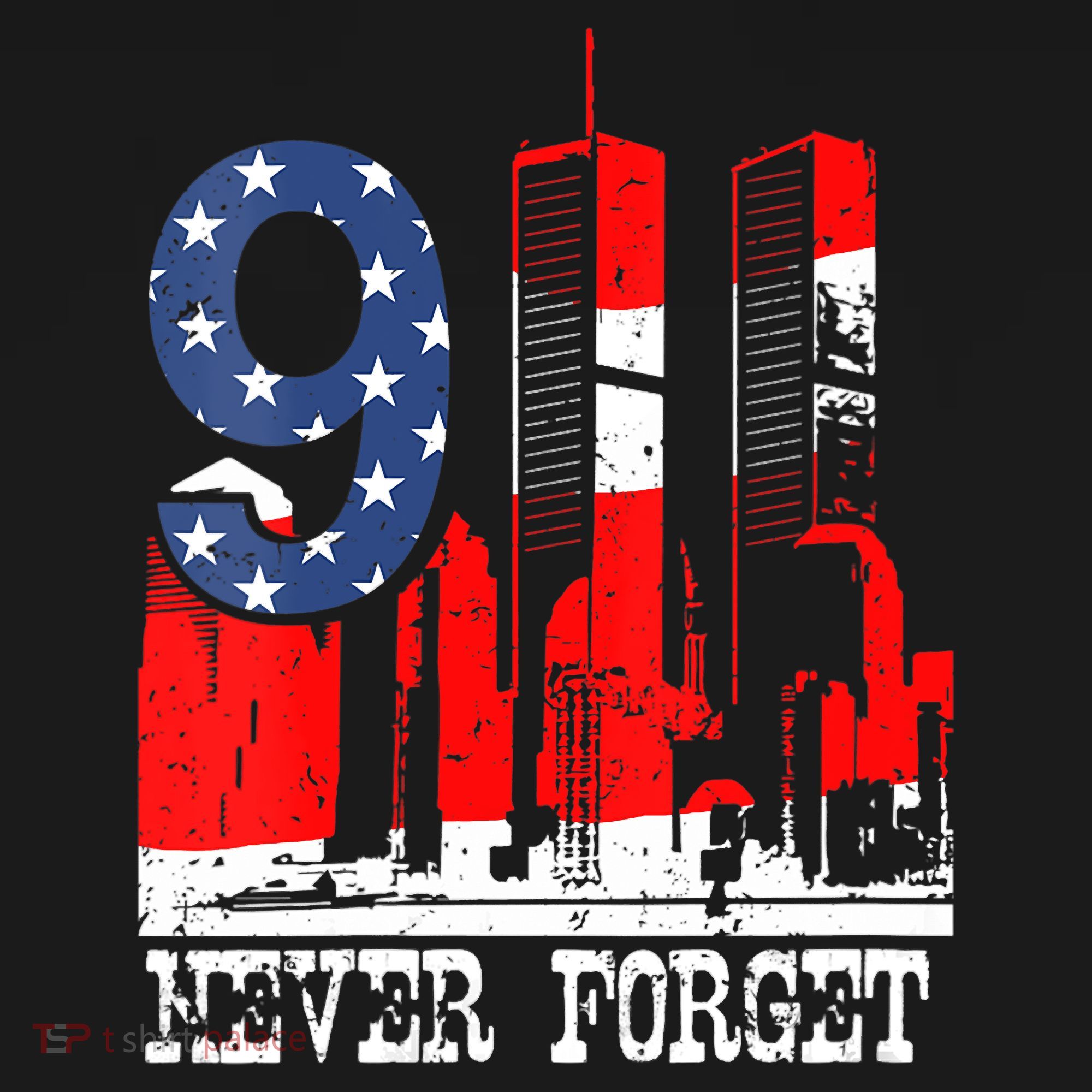 9/ 11 Never Forget Patriot Day Bucket Hat