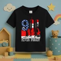 9/ 11 Never Forget Patriot Day Toddler T-Shirt thumb 3