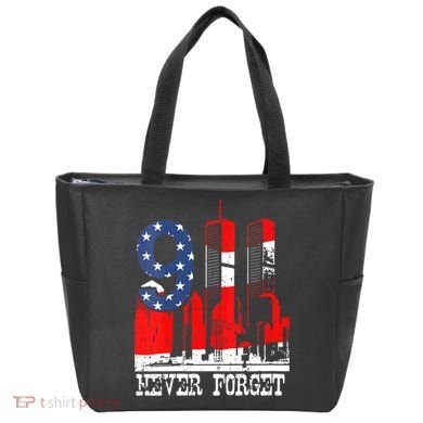 9/ 11 Never Forget Patriot Day Tote Bag