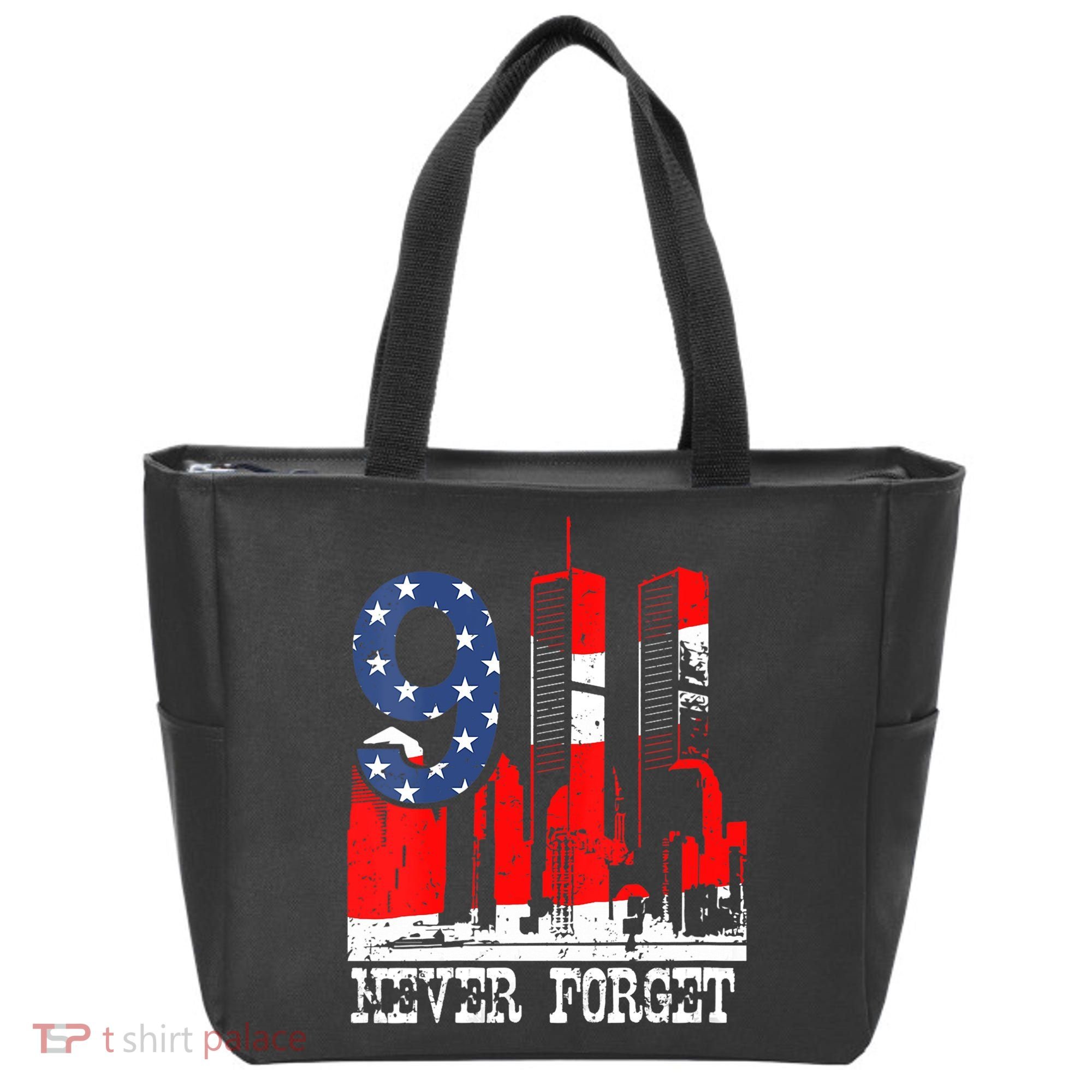 9/ 11 Never Forget Patriot Day Tote Bag